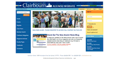 Desktop Screenshot of alumni.clairbourn.org